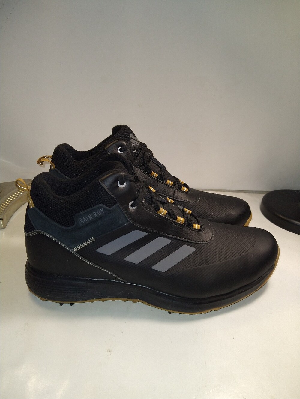 Adidas S2G RAIN RDY Recycled Polyester Mid Golf Shoes Men's sz 14.